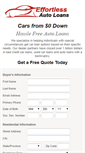 Mobile Screenshot of effortlessautoloan.com