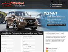 Tablet Screenshot of effortlessautoloan.com
